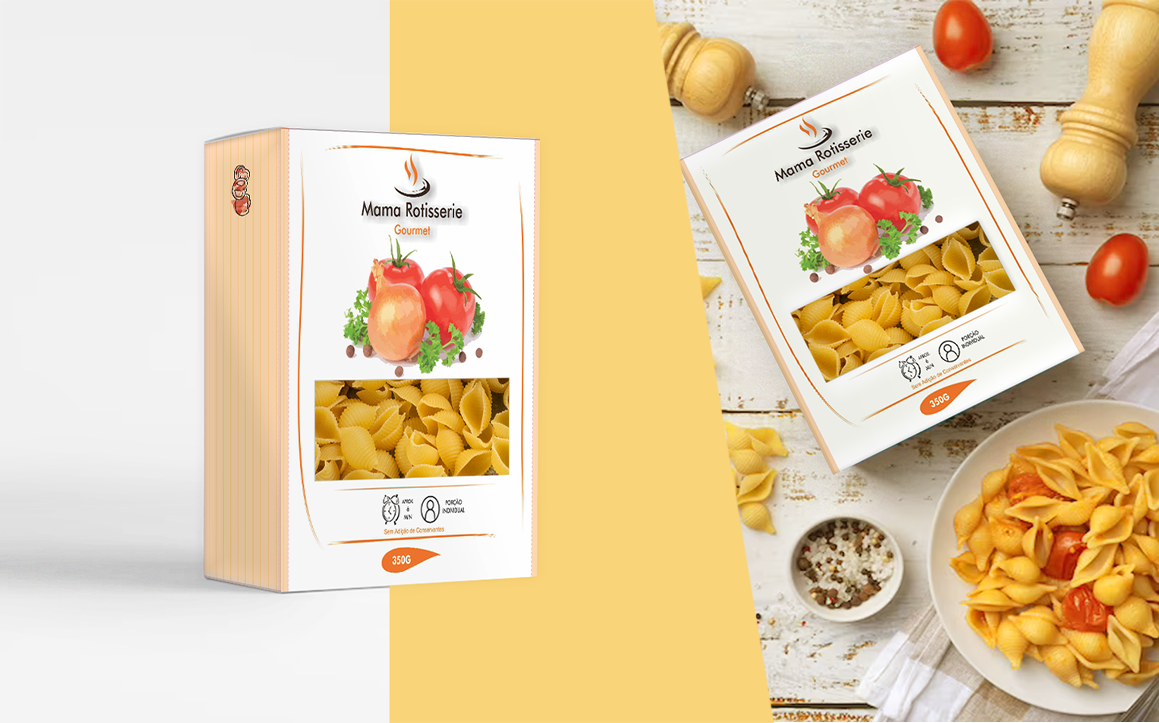 Mama Rotisserie — Embalagem Massa